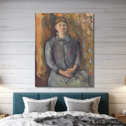 Madame Cézanne Paul Cézanne pcz179 quadro stampato su tela