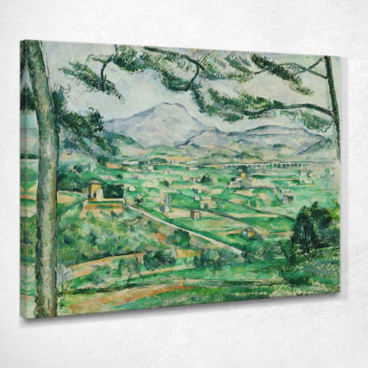 Mont Sainte-Victoire 2 Paul Cézanne pcz185 quadro stampato su tela