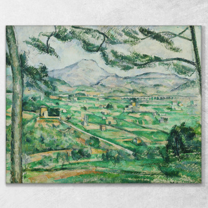 Mont Sainte-Victoire 2 Paul Cézanne pcz185 quadro stampato su tela