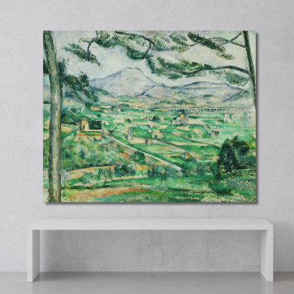 Mont Sainte-Victoire 2 Paul Cézanne pcz185 quadro stampato su tela