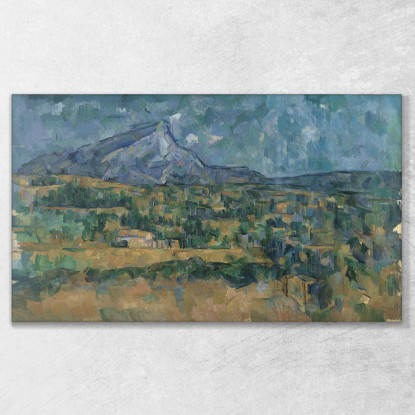 Mont Sainte-Victoire 3 Paul Cézanne pcz186 quadro stampato su tela