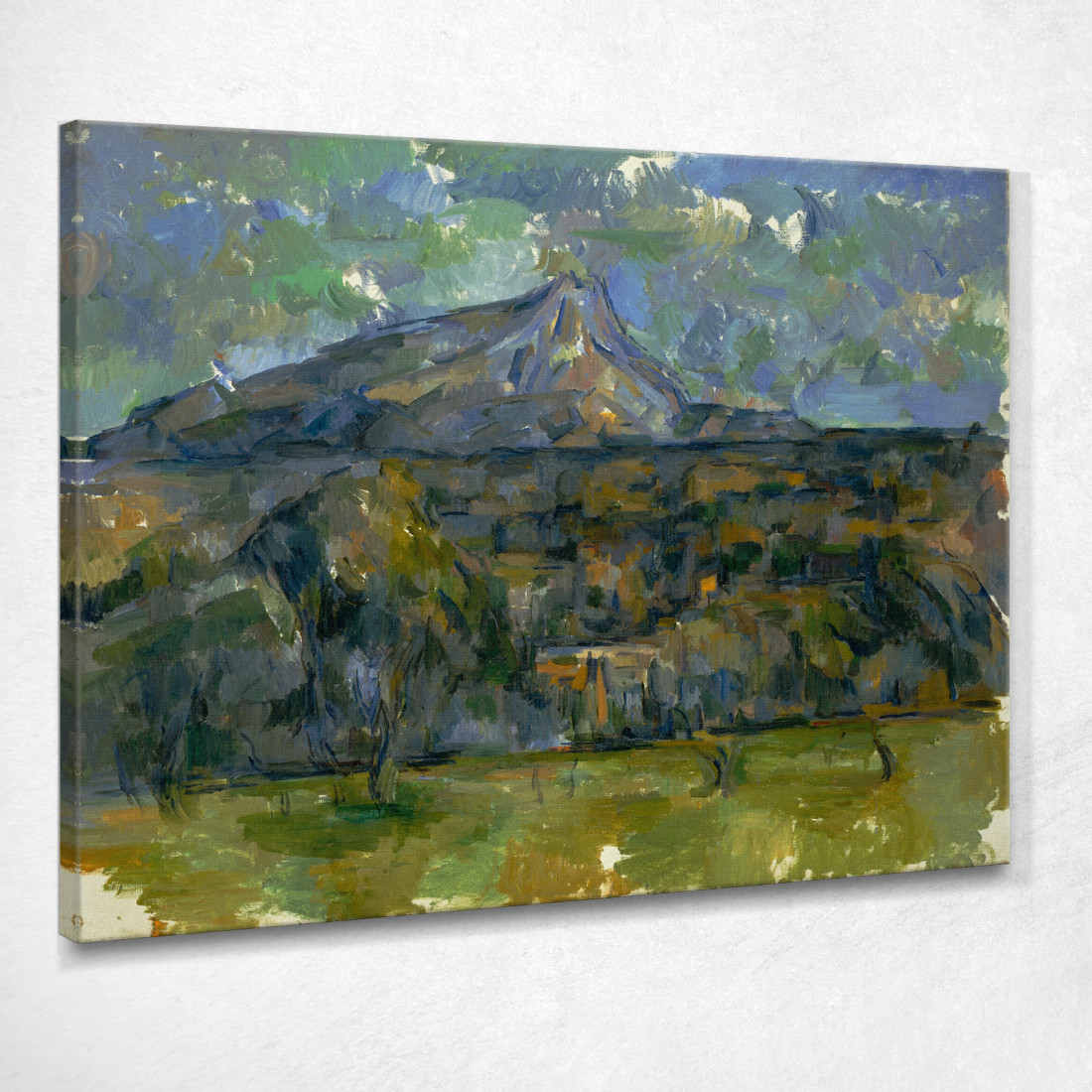 Mont Sainte-Victoire Paul Cézanne pcz187 quadro stampato su tela