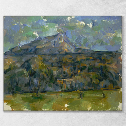Mont Sainte-Victoire Paul Cézanne pcz187 quadro stampato su tela