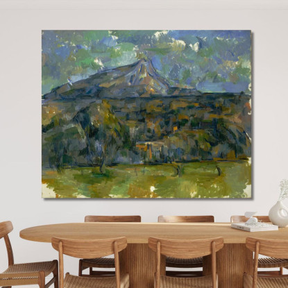 Mont Sainte-Victoire Paul Cézanne pcz187 quadro stampato su tela