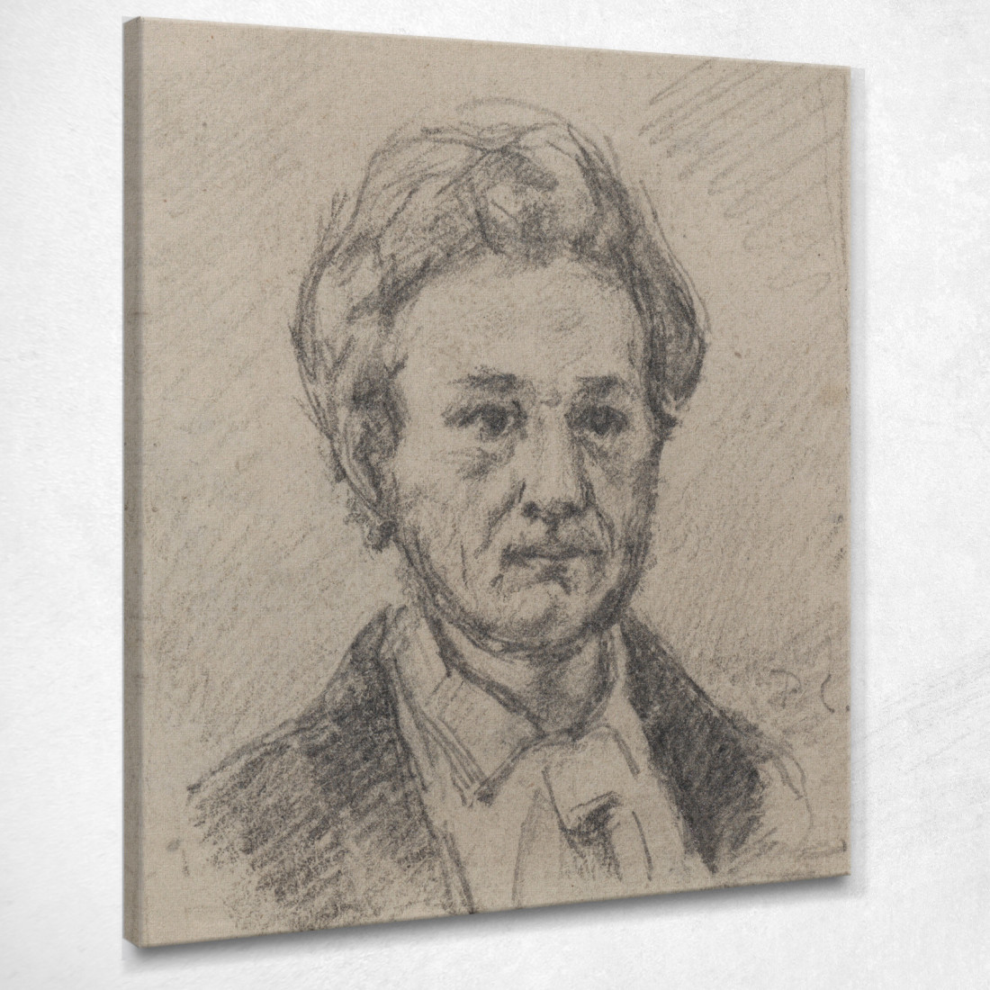 Ritratto Del Signor Chocquet Paul Cézanne pcz196 quadro stampato su tela