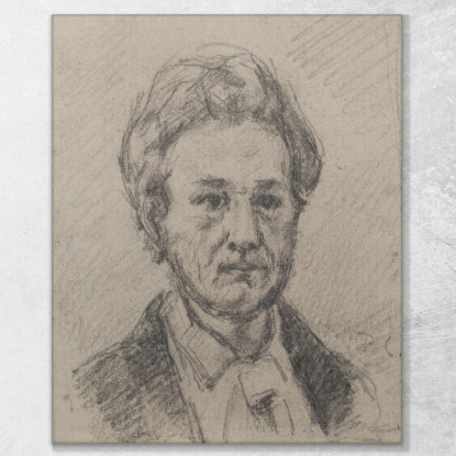 Ritratto Del Signor Chocquet Paul Cézanne pcz196 quadro stampato su tela