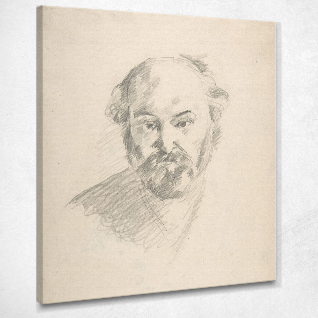 Ritratto Dell'Artista Paul Cézanne pcz200 quadro stampato su tela