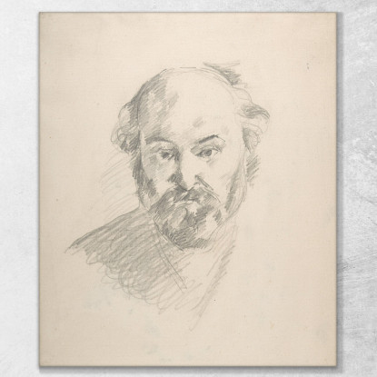 Ritratto Dell'Artista Paul Cézanne pcz200 quadro stampato su tela