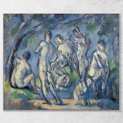 Sette Bagnanti Paul Cézanne pcz208 quadro stampato su tela
