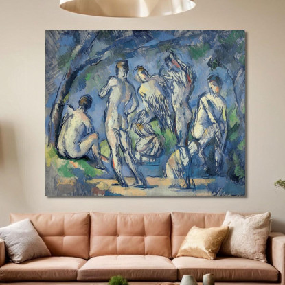 Sette Bagnanti Paul Cézanne pcz208 quadro stampato su tela