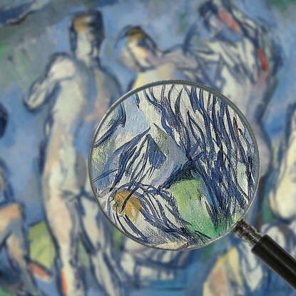 Sette Bagnanti Paul Cézanne pcz208 quadro stampato su tela