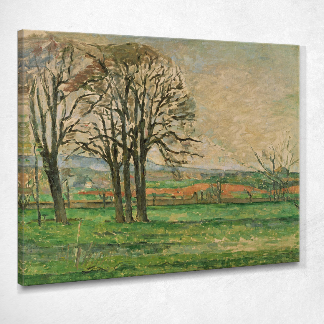 Gli Alberi Spogli Del Jas De Bouffan Paul Cézanne pcz220 quadro stampato su tela