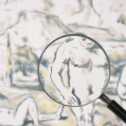 Le Bagnanti 2 Paul Cézanne pcz221 quadro stampato su tela