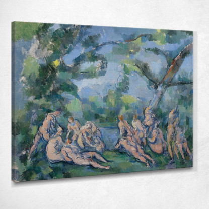 I Bagnanti Paul Cézanne pcz222 quadro stampato su tela