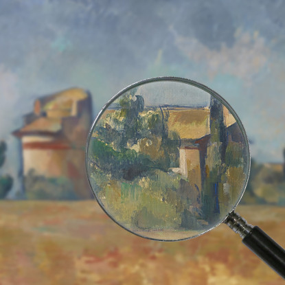 La Colombaia A Bellevue Paul Cézanne pcz226 quadro stampato su tela