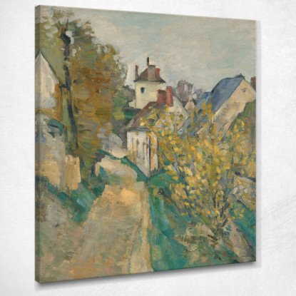 La Casa Del Dottor Gachet Ad Auvers-Sur-Oise Paul Cézanne pcz228 quadro stampato su tela