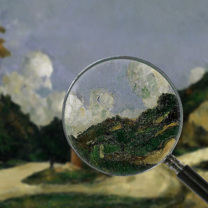 La Strada Paul Cézanne pcz233 quadro stampato su tela