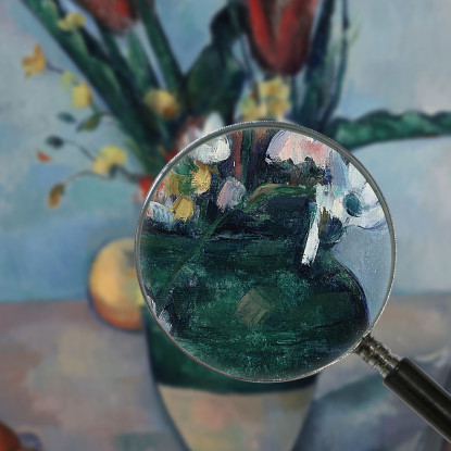 Il Vaso Di Tulipani Paul Cézanne pcz235 quadro stampato su tela