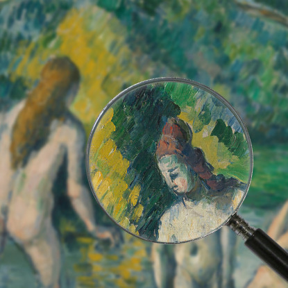 Tre Bagnanti Paul Cézanne pcz237 quadro stampato su tela