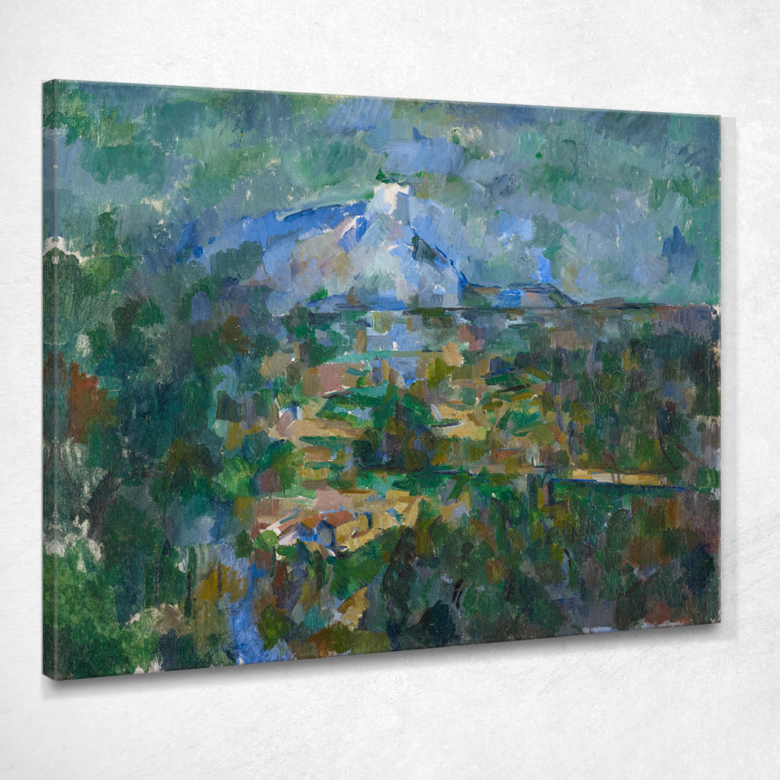 Veduta Del Monte Sainte-Victoire Da Les Lauves Paul Cézanne pcz239 quadro stampato su tela