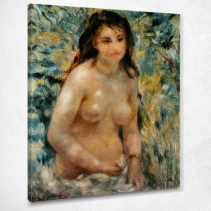 Nudo Al Sole Pierre-Auguste Renoir par18 quadro stampato su tela