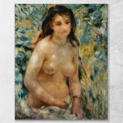 Nudo Al Sole Pierre-Auguste Renoir par18 quadro stampato su tela