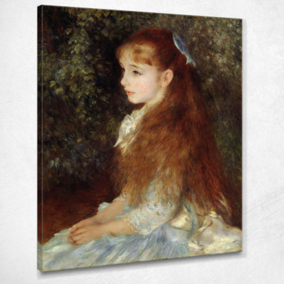 Ritratto Di Mademoiselle Irène Cahen D'Anvers Pierre-Auguste Renoir par21 quadro stampato su tela