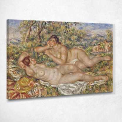 I Bagnanti Pierre-Auguste Renoir par24 quadro stampato su tela