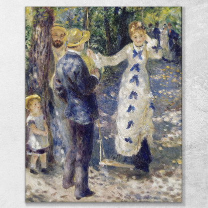 Swing-Renoir Pierre-Auguste Renoir par28 quadro stampato su tela