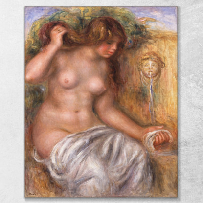 La Fonte 1910 Pierre-Auguste Renoir par44 quadro stampato su tela