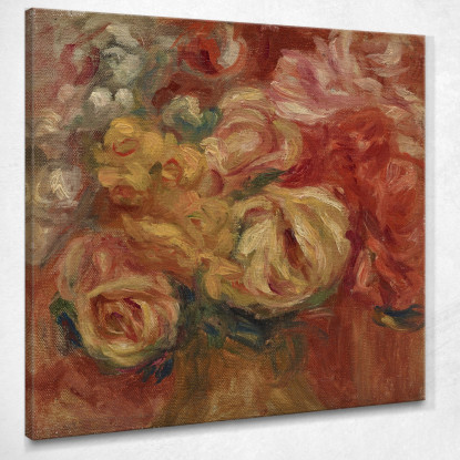 Fiori Pierre-Auguste Renoir par51 quadro stampato su tela