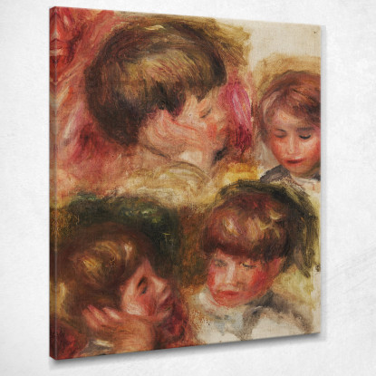 Quattro Teste Jean Renoir Pierre-Auguste Renoir par52 quadro stampato su tela