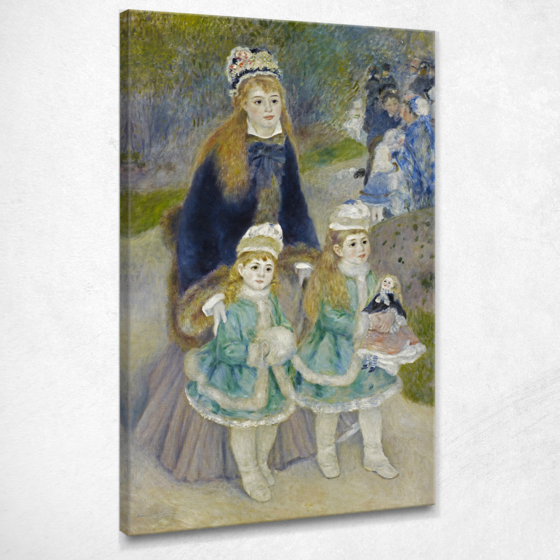 La Passeggiata Pierre-Auguste Renoir par60 quadro stampato su tela