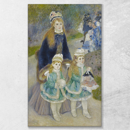 La Passeggiata Pierre-Auguste Renoir par60 quadro stampato su tela