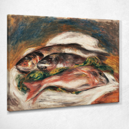 Pesce 1917 Pierre-Auguste Renoir par65 quadro stampato su tela