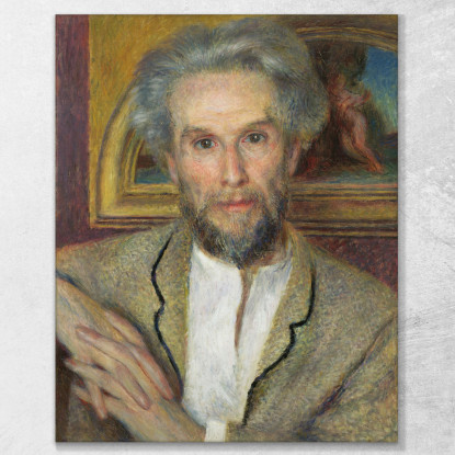 Vittorio Choquet Pierre-Auguste Renoir par87 quadro stampato su tela
