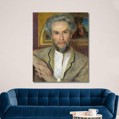 Vittorio Choquet Pierre-Auguste Renoir par87 quadro stampato su tela