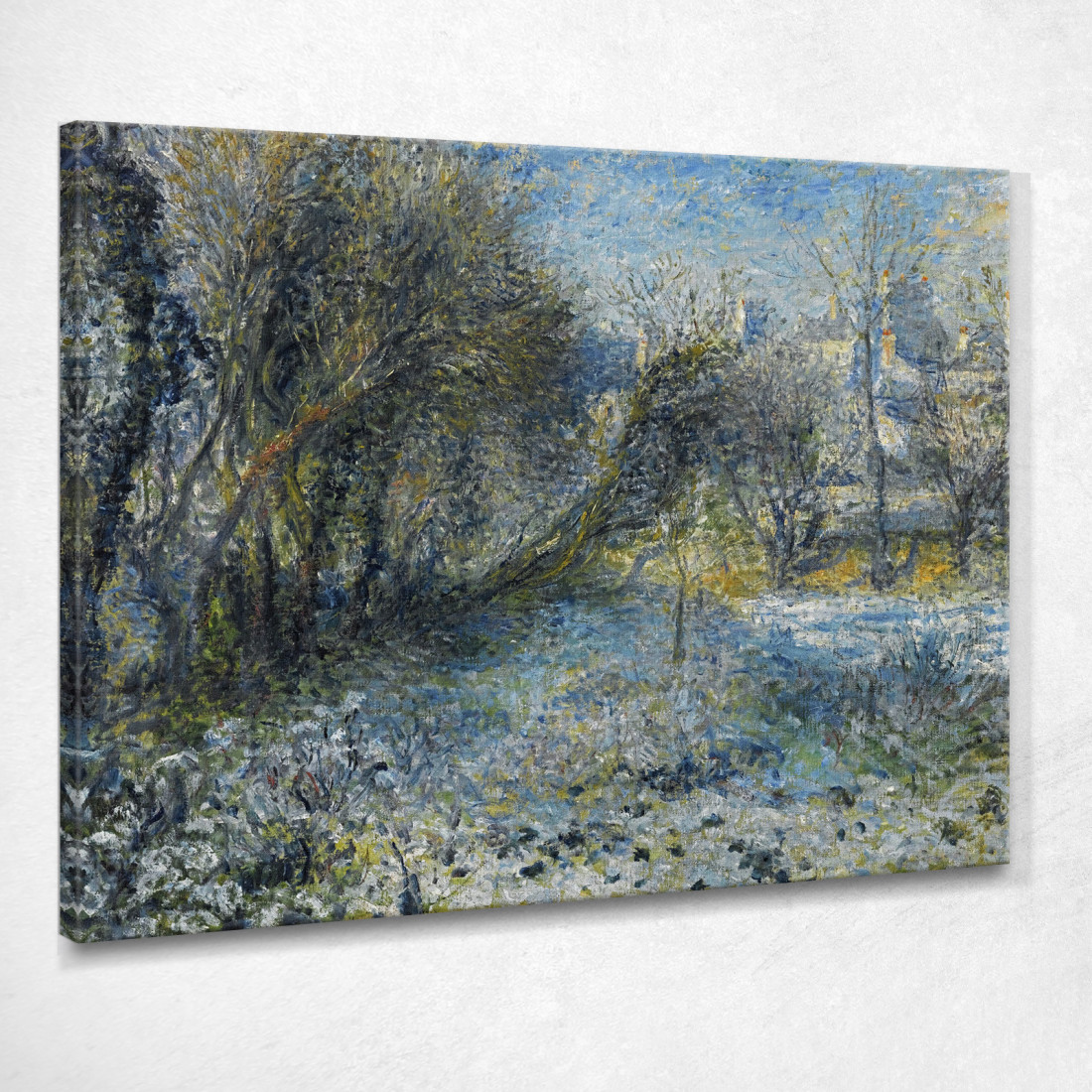 Paesaggio Innevato Pierre-Auguste Renoir par111 quadro stampato su tela