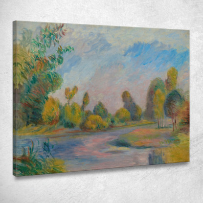 Lungo Il Fiume Pierre-Auguste Renoir par148 quadro stampato su tela