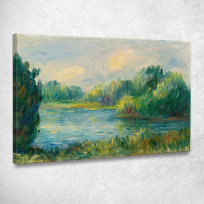 Lungofiume Pierre-Auguste Renoir par165 quadro stampato su tela