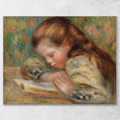 Lettura Del Bambino Lettura Del Bambino Pierre-Auguste Renoir par178 quadro stampato su tela