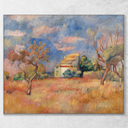 Colombaia A Bellevue Pigeonnier De Bellevue Pierre-Auguste Renoir par201 quadro stampato su tela