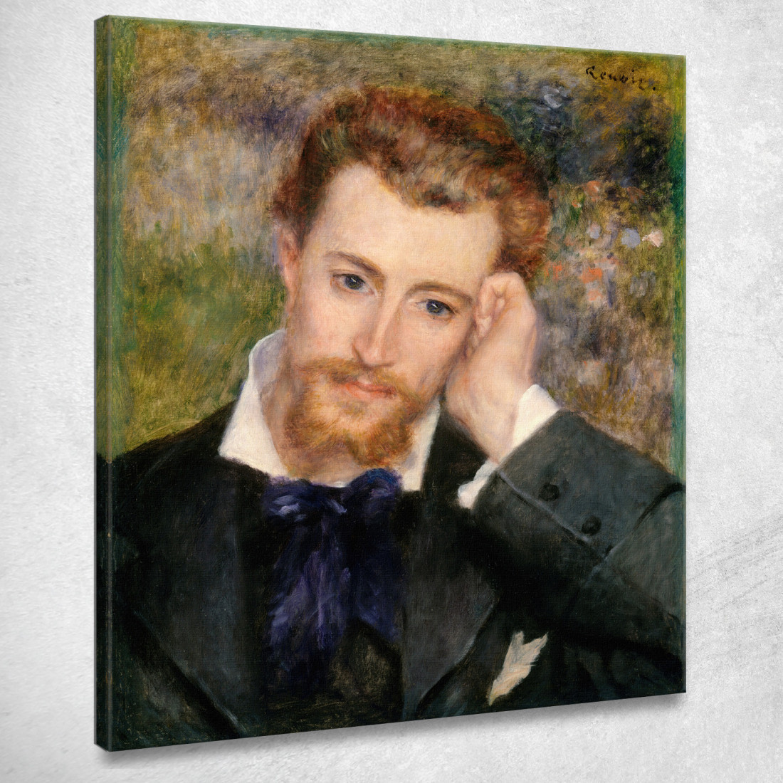 Eugène Murer Hyacinthe Pierre-Auguste Renoir par205 quadro stampato su tela