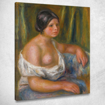 Donna In Blu Pierre-Auguste Renoir par215 quadro stampato su tela