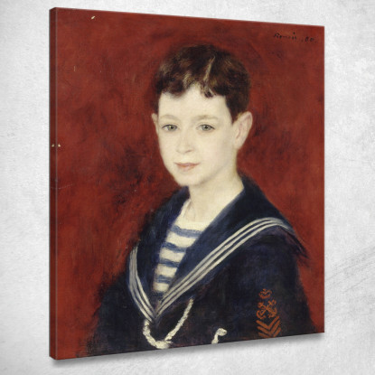 Fernand Halphen Da Ragazzo Pierre-Auguste Renoir par224 quadro stampato su tela