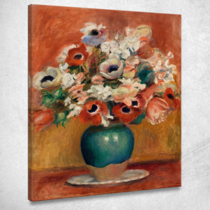 Fiori Pierre-Auguste Renoir par227 quadro stampato su tela