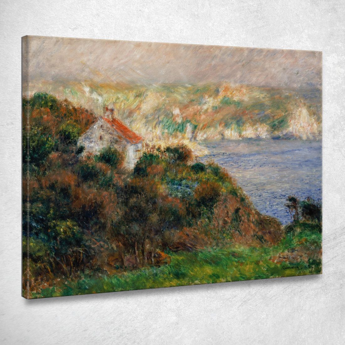 Nebbia Su Guernsey Nebbia Su Guernsey Pierre-Auguste Renoir par230 quadro stampato su tela