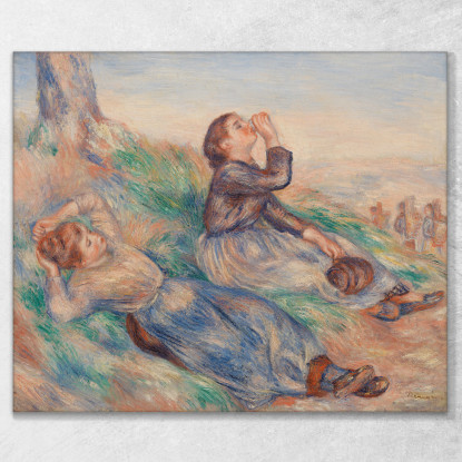 Vendangeuses Dei Vendemmiatori Pierre-Auguste Renoir par251 quadro stampato su tela