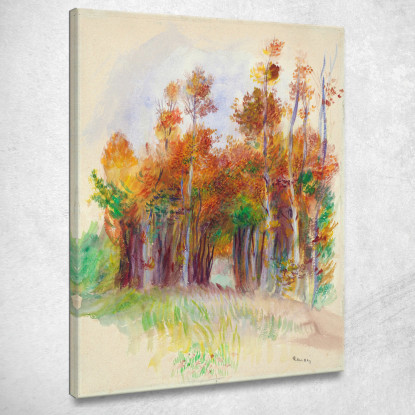 Boschetto Di Alberi Pierre-Auguste Renoir par253 quadro stampato su tela