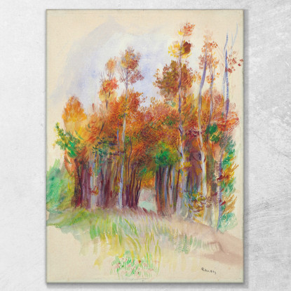 Boschetto Di Alberi Pierre-Auguste Renoir par253 quadro stampato su tela